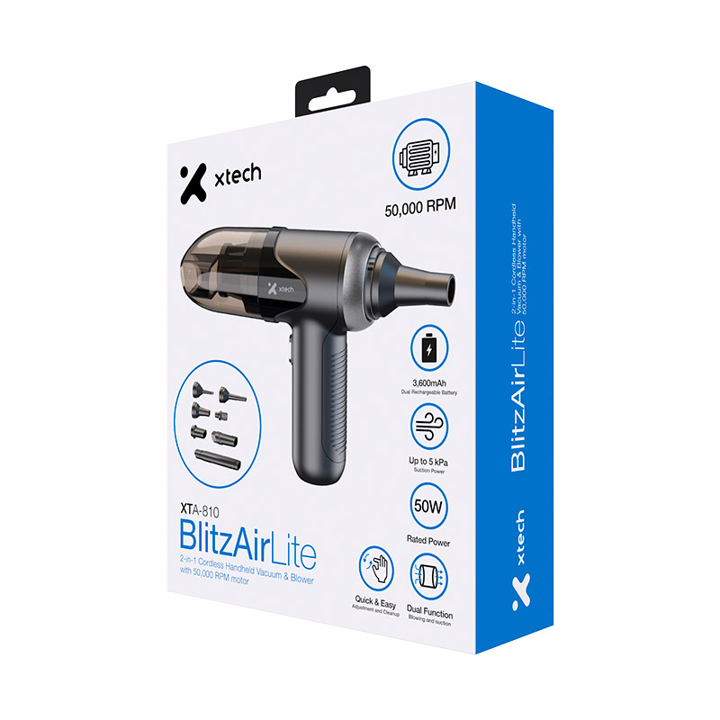 ASPIRADORA DE MANO XTECH XTA-810 50KRPM