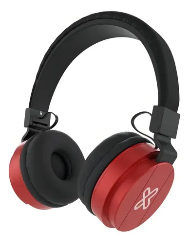 AUDIFONO GAMER KLIP XTREME KHS-620RD BLUETOOTH ON-EAR CON MICROFONO, LED, ROJO
