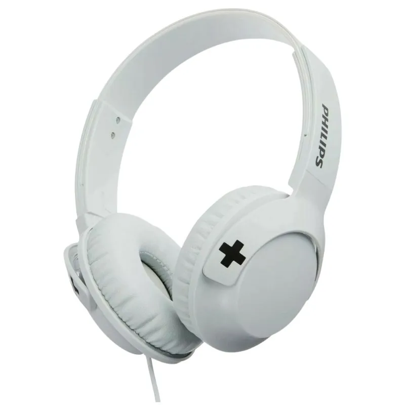 AUDIFONO PHILIPS SHL3075 BASS+ ALAMBRICO MICROFONO, REFUERZO DE GRAVES (BASS+), SUPRAURAL, COLOR BLANCO