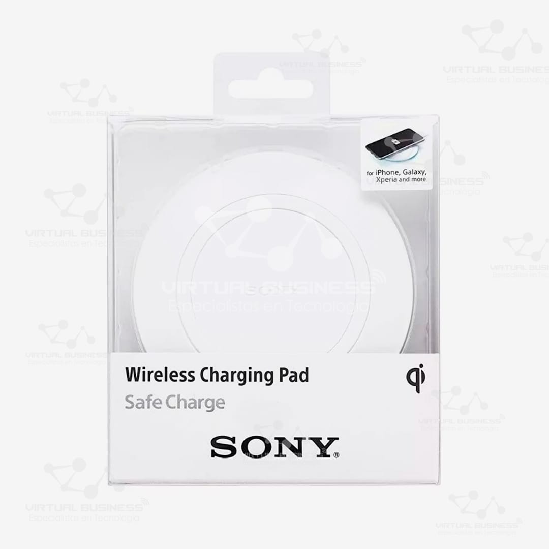 CARGADOR INALAMBRICO SONY CP-WP1/W CARGA INALAMBRICA BLUETOOTH, POTENCIA, COLOR BLANCO