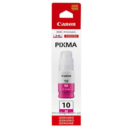 CARTUCHO DE TINTA - CANON - GIN, PARA SERIE PIXMA G - GI-10M-10M - MAGRNTA-ORIGINAL CANO