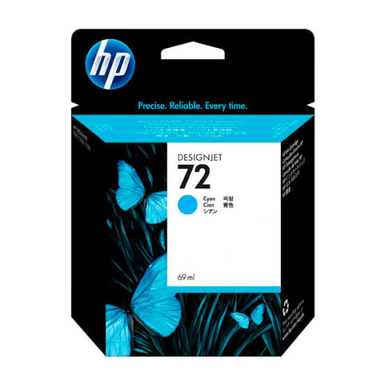 CARTUCHO DE TINTA ORIGINAL HP 72 CIAN (C9398A) DE 69 ML