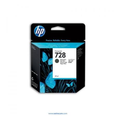 CARTUCHO DE TINTA ORIGINAL - HP - 728 NEGRO MATE (F9J64A) 69 ML, PARA PLOTTERES HP DESIGNJET - F9J64A