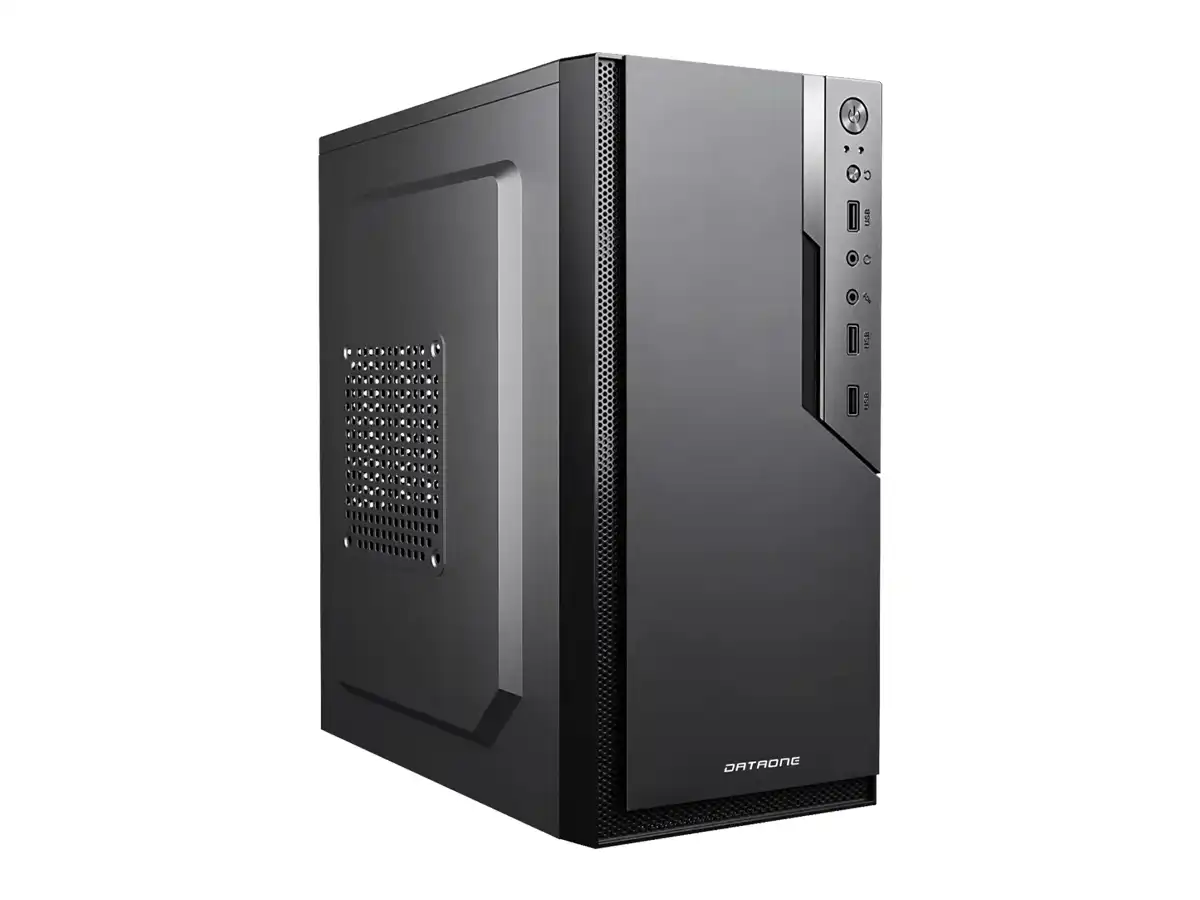 CASE - DATAONE - NOVA T22 - GABINETE MICRO-ATX, FUENTE DE 230W INCLUIDA, PERFIL DELGADO, IDEAL PARA USO EN OFICINA