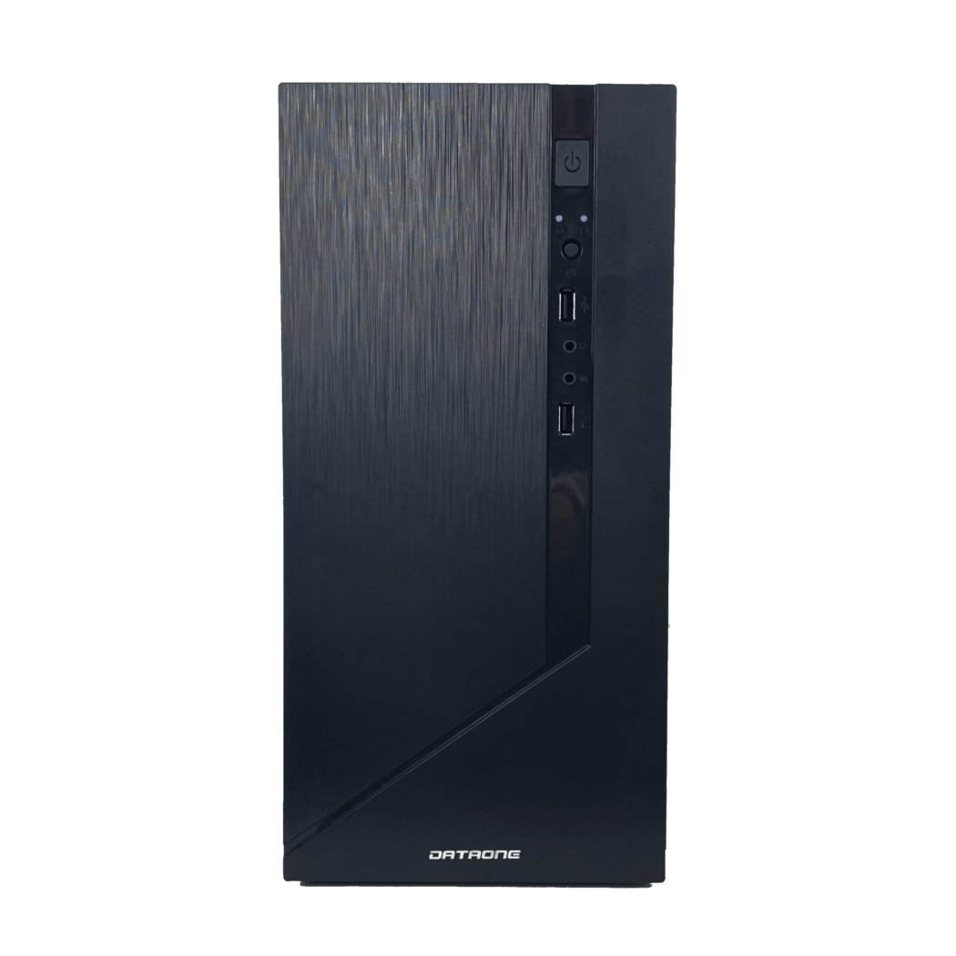 CASE - DATAONE - STAR 509 - GABINETE CON FUENTE DE 600W INCLUIDA, CONECTORES USB 2.0, COLOR NEGRO, ENSAMBLAJE BASICO