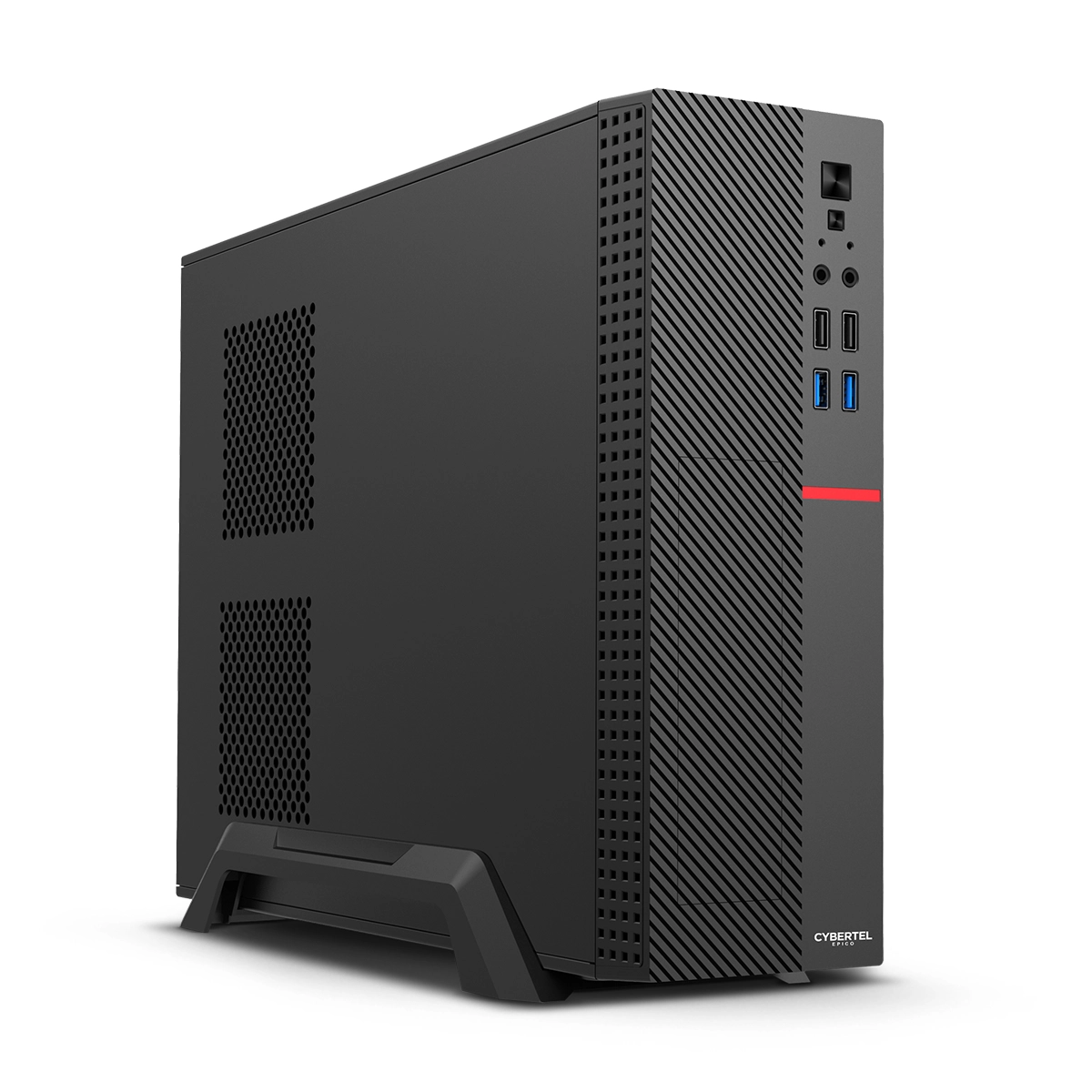 CASE SLIM - CYBERTEL - EPICO SLIM CBX C1000 - GABINETE SLIM, FUENTE DE 350W, PERFIL DELGADO, IDEAL PARA OFICINA O SISTEMAS COMPACTOS