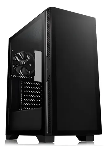 CASE - THERMALTAKE - VERSA T25 TG - GABINETE CON PANEL LATERAL DE VIDRIO TEMPLADO (TG), INCLUYE FUENTE DE PODER DE 600W, COLOR NEGRO, MODELO CA-3R5 - CA-3R5-60