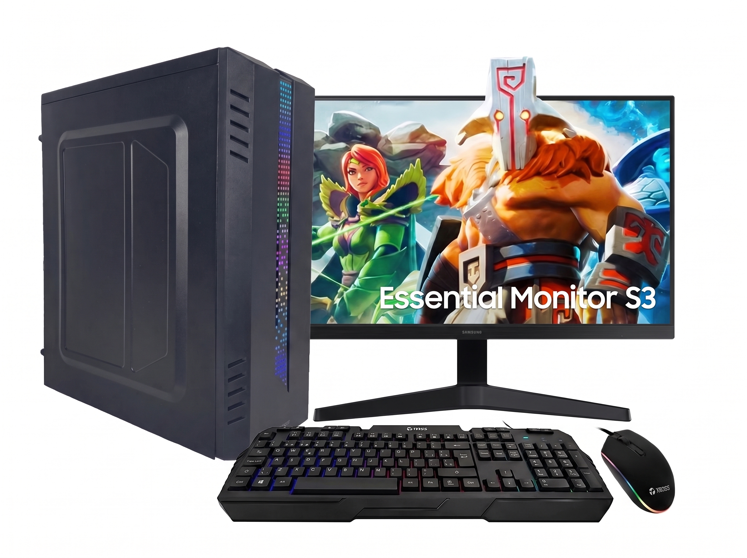 COMPUTADORA - APOLO - INTEL CORE i3 13100 , 23.8", 8GB DRR4, 1TB SSD