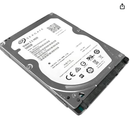 DISCO DURO - SEAGATE - ST500VT000 - DISCO DE 500GB, 5400 RPM, 32MB CACHE, INTERFAZ SATA 6GB/S, FORMATO 2.5" (7MM DE ESPESOR)