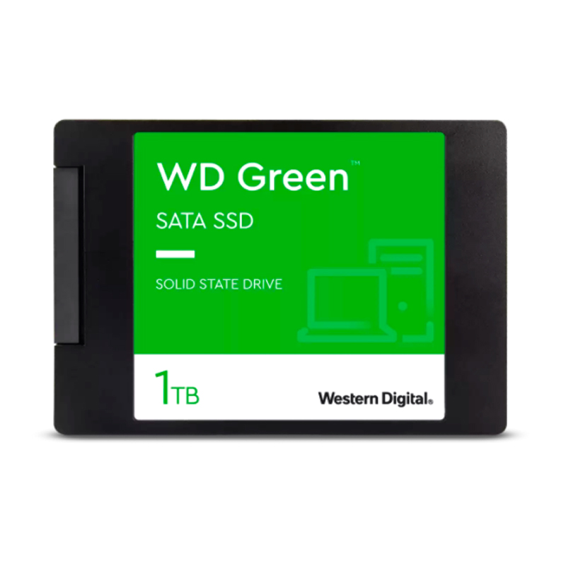 DISCO SOLIDO SATA - WESTERN DIGITAL SSD 1TB WD GREEN SATA 2.5"-(WDS100T3G0A-00BJG0)