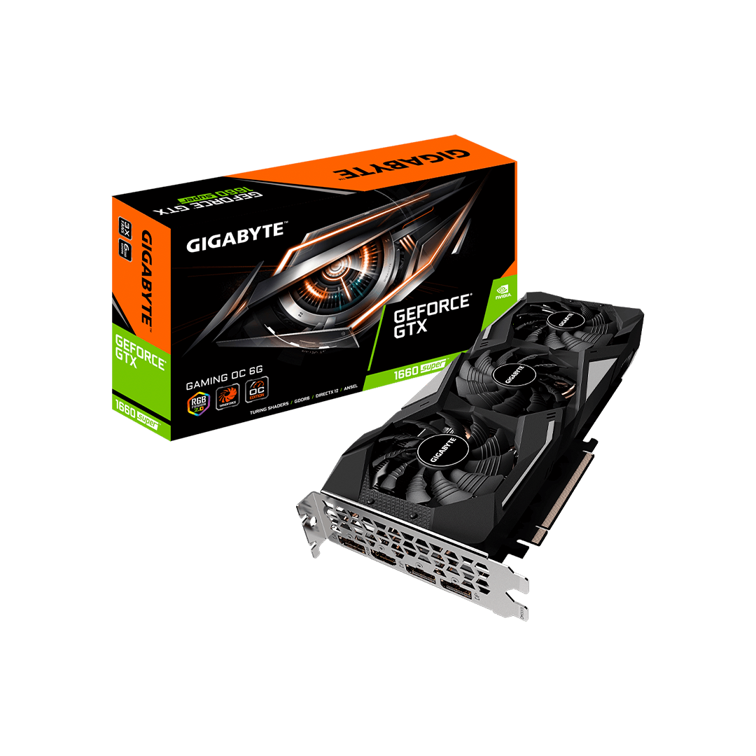 TARJETA DE VIDEO GIGABYTE GEFORCE GTX 1660 SUPER GAMING OC 6G GDDR6