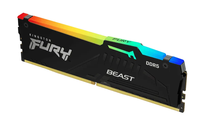 MEMORIA RAM - KINGSTON - FURY BEAST KF552C40BBA-32 - 32GB DDR5-5200MT/S, DIMM, CL40, 1.25V, 288-PIN, NON-ECC, XMP 3.0 - KF552C40BBA-32