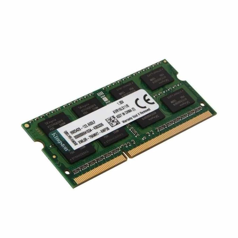 MEMORIA RAM - KINGSTON - KVR16LS11/8WP - 8GB DDR3L-1600MHZ, SODIMM, CL11, 1.35V, PARA LAPTOP, LOW VOLTAGE - KVR16LS11/8WP