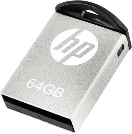 MEMORIA USB HP 2.0 V222W 64GB SILVER (HPFD222W-64)