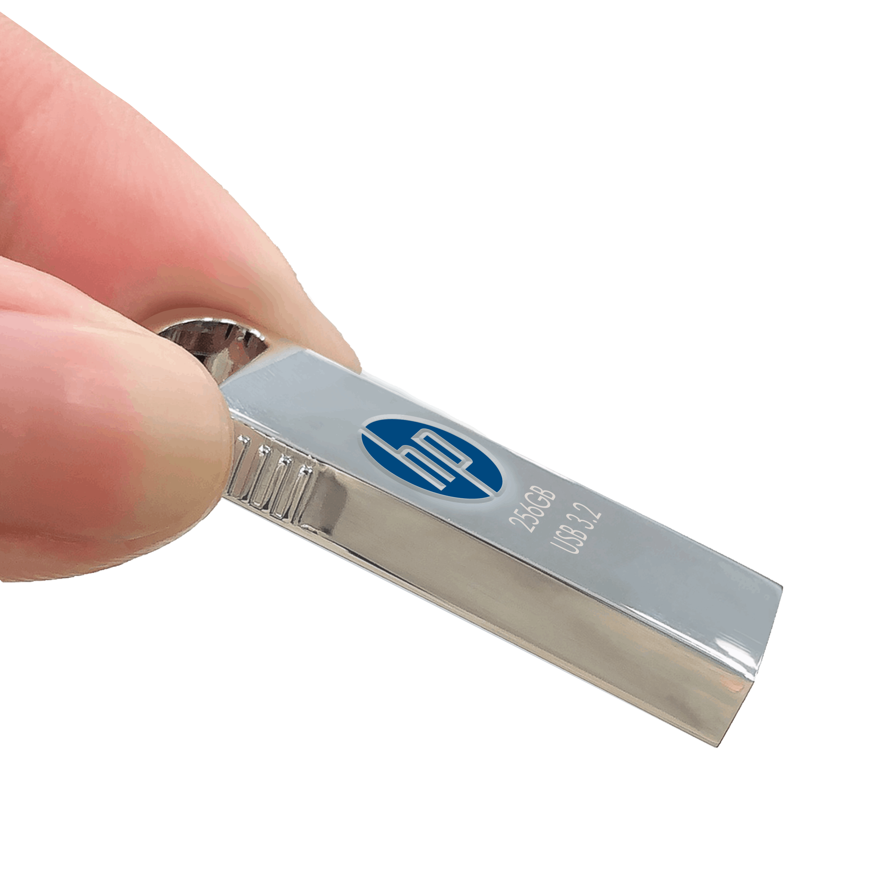 MEMORIA USB HP - X306W HPFD306W-256 -256GB, USB 3.2, CARCASA METALICA PLATEADA - HPFD306W-256 - Vista 2