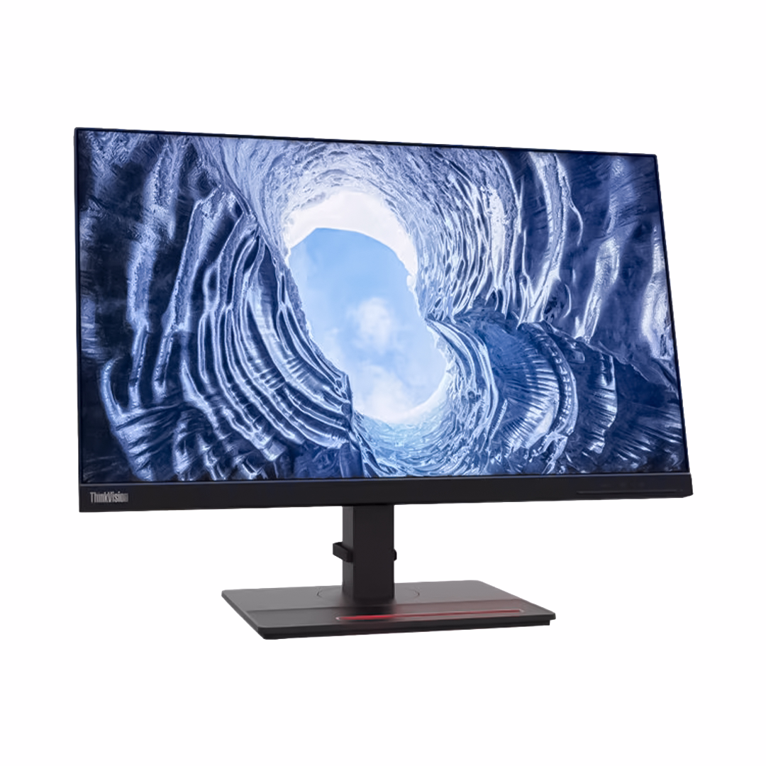 MONITOR LENOVO THINKVISION T24I-20 23.8\" FHD IPS, HDMI, DISPLAYPORT, VGA, USB 3.2 GEN1, AJUSTE ERGONÓMICO - 61F7MAR1LA - Vista 2