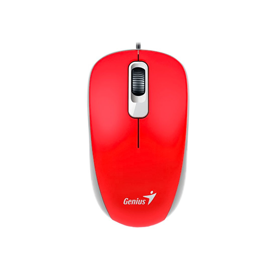 MOUSE GENIUS DX-110 USB OPTICO RED