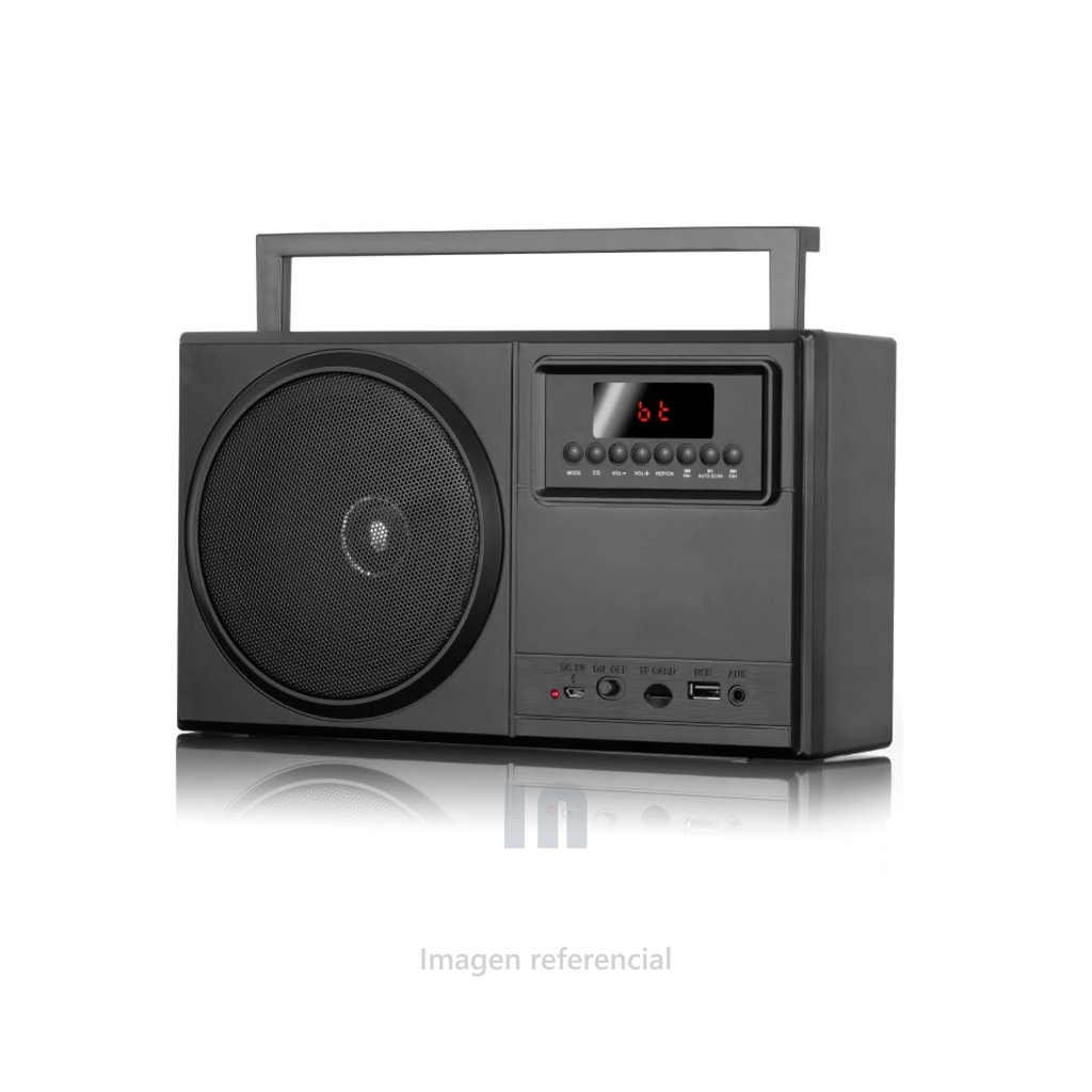 RADIO PORTATIL - HALION - AT-8350 - BLUETOOTH, BATERIA RECARGABLE, USB, ENTRADA AUXILIAR, PANEL DIGITAL - Vista 2