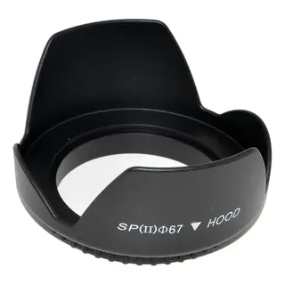 SOPORTE DE LENTE - CANON - LENS HOOD - PARASOL/CANON DE LENTE 55MM, PARA CANON FD (II), COLOR NEGRO -