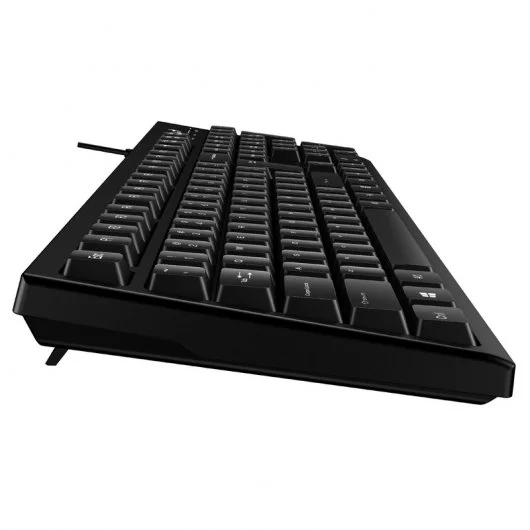 TECLADO GENIUS KB-100 ALAMBRICO USB, DISTRIBUCION ESPAÑOL, TECLAS SILENCIOSAS, DISEÑO DELGADO, COLOR NEGRO - Vista 4