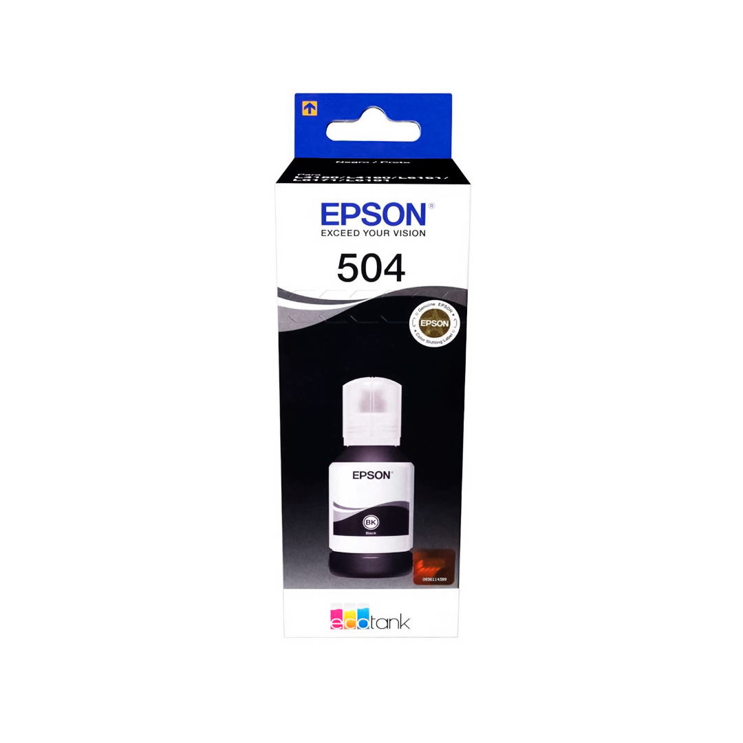 TINTA DE IMPRESION PARA EPSON 504 NEGRO