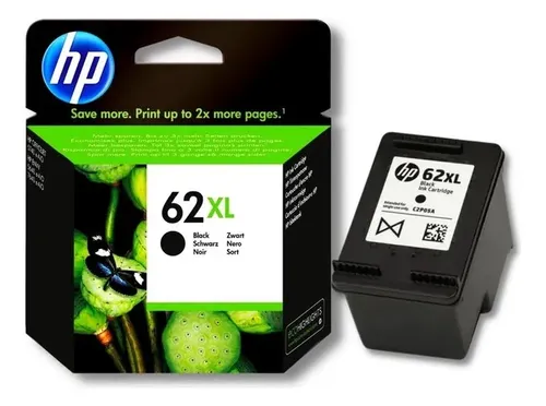 TINTA HP C2P05AL (62XL) NEGRO (OJM 200) (600 PAG)